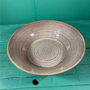 Ruff Hewn Brown Stoneware Bowl